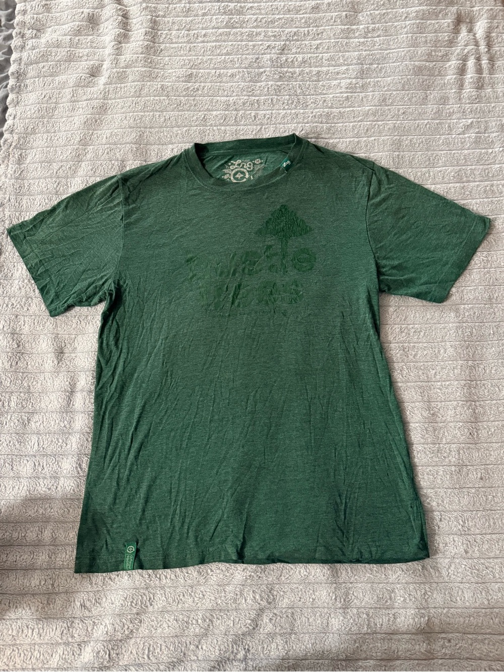 LRG Men's Deep Green "Hustle Tree" Graphic Tee - Size M